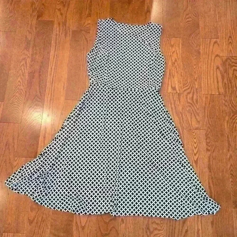 Polka Dot Diamond Dress,Size Large